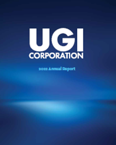 UGI Corporation 2022 Annual Report: Reliable Earnings Growth, Rebalance, Renewables
